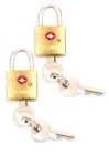 Samsonite Sentry Brass Key Locks - 2 Pack