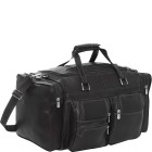 Piel Leather Carry-on Duffel Bag with Pockets