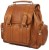 Piel Leather Double Loop Flap Over Laptop Backpack